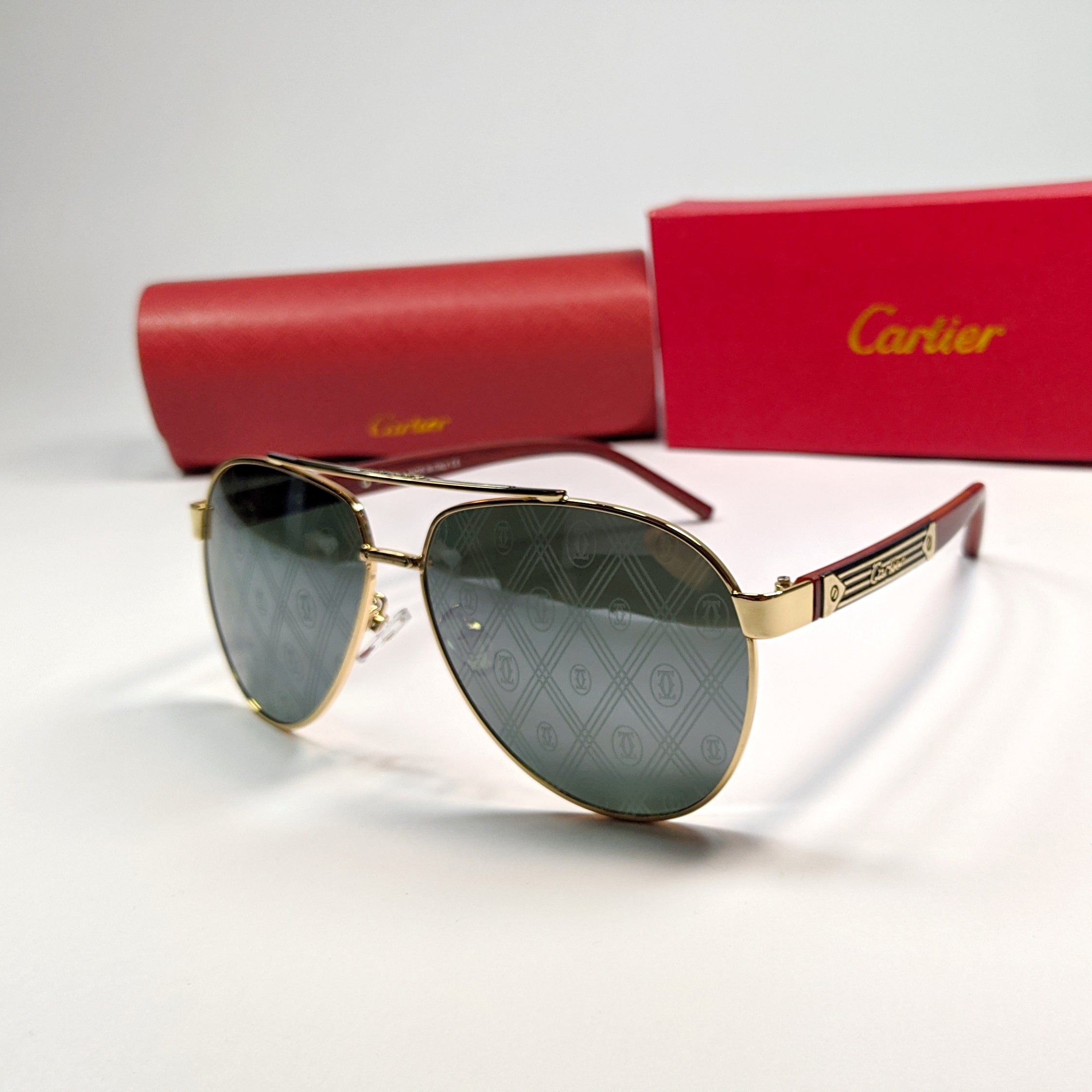 Copie de solaires Cartier aviators pattern